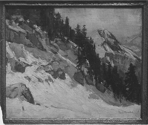 Winter am Rigi, 1910, Paul Crodel