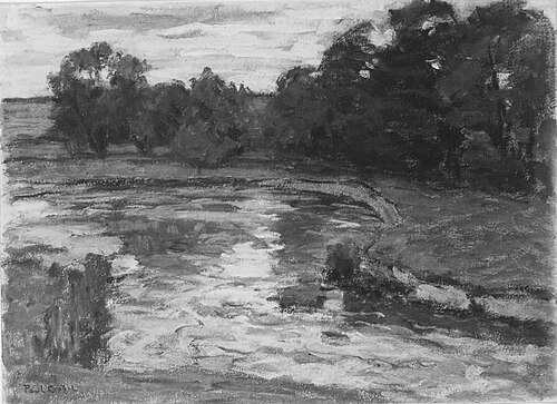 Chiemseestudie, 1925, Paul Crodel