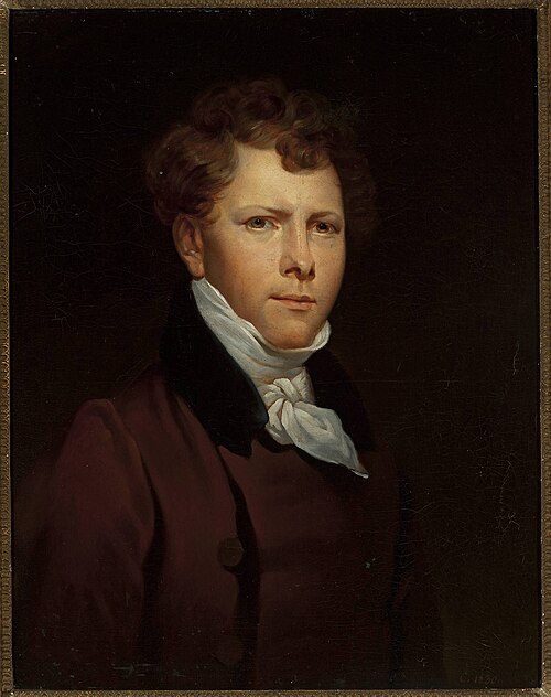 Copy of “Self-portrait” of Antoni Brodowski, 1830, Rafał Hadziewicz