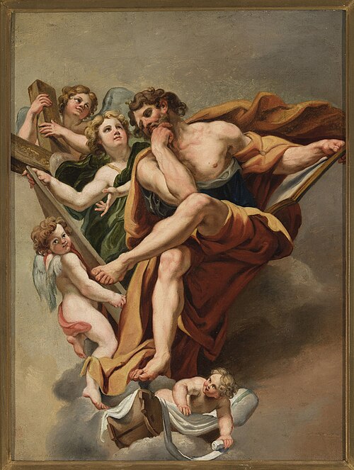 Saint Matthew and Angels, 1863, Rafał Hadziewicz