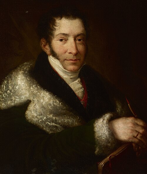 Portrait of Józef Brodowski, 1837, Rafał Hadziewicz