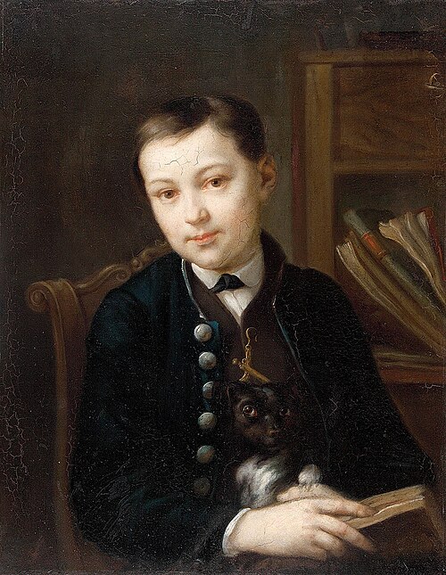 Florian Jaroński jako uczeń, 1870, Rafał Hadziewicz