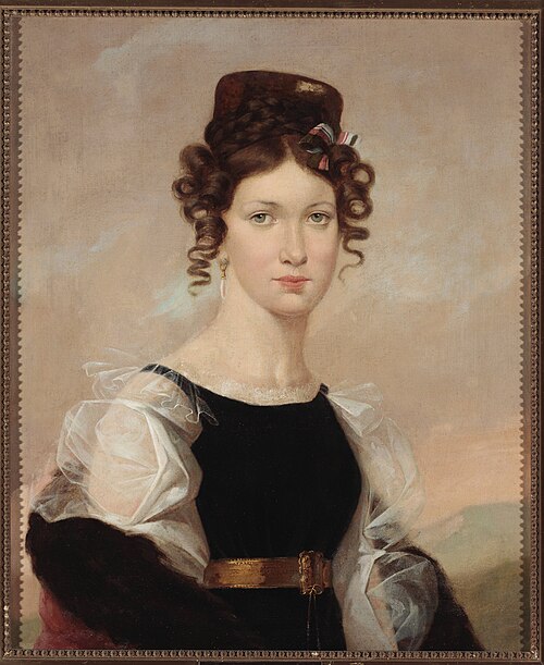 Portrait of Antonina Czyszkowska., 1828, Rafał Hadziewicz
