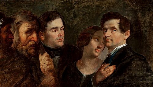 Group portrait., 1834, Rafał Hadziewicz