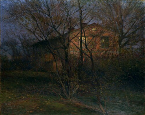 The Yellow House, 1891, Karl Nordström
