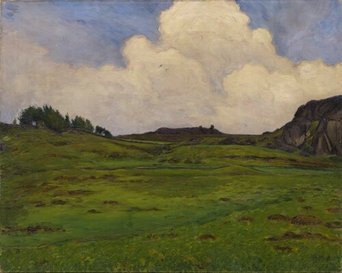Scene from Tjörn, 1897, Karl Nordström