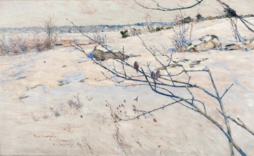 Winter Landscape, 1889, Karl Nordström
