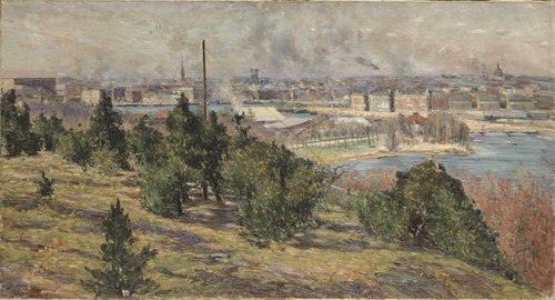 View of Stockholm from Skansen, 1889, Karl Nordström