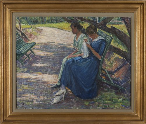Siesta in the Garden, 1917, Karl Nordström
