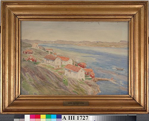 Kyrkesund, Landscape from Sweden's West Coast, 1909, Karl Nordström