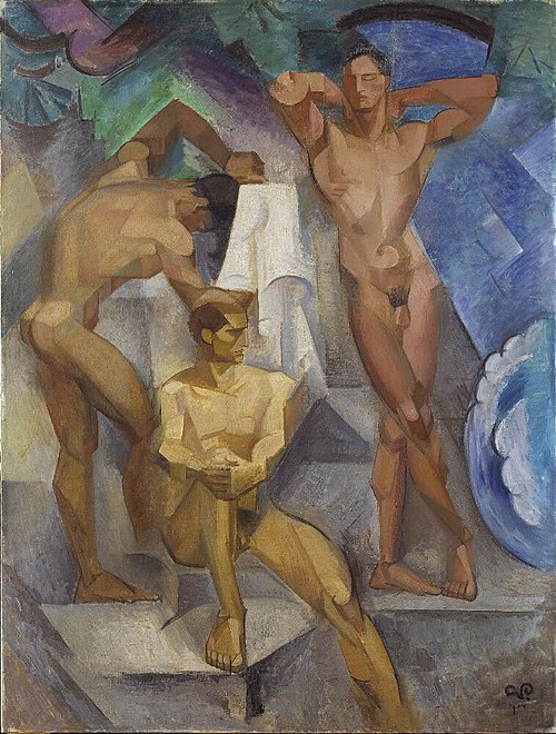 Youths Bathing, 1914, Georg Pauli