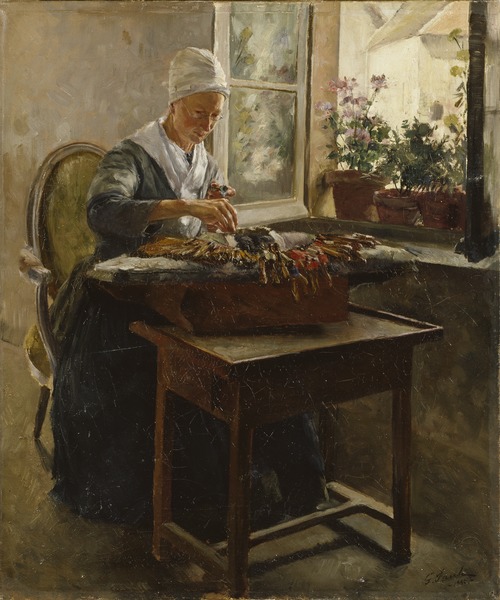 The Lace-Maker, 1885, Georg Pauli