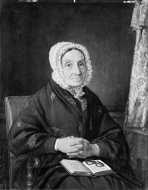 Ellen Roed, f. Jensen, kunstnerens moder, 1849, Jørgen Roed