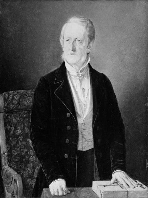 Industrimanden og politikeren I.C. Drewsen, 1843, Jørgen Roed