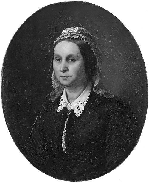 Emilie Mathilde Roed, f. Kruse, kunstnerens hustru, 1871, Jørgen Roed