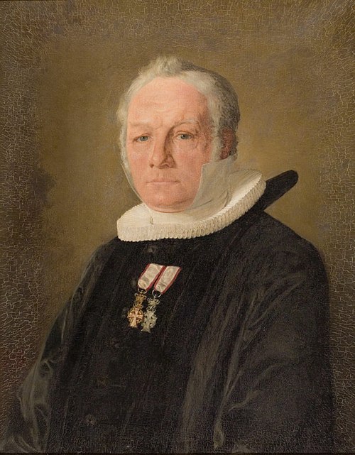 Portræt af biskop P.H. Münster, 1829, Jørgen Roed
