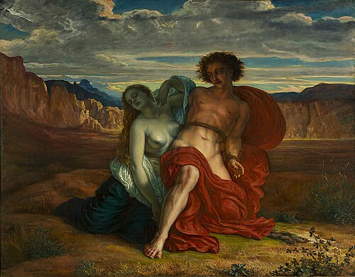 Le Supplice de Mézence, 1865, Louis Janmot