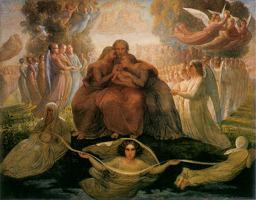Poem of the Soul - Divine generation, 1854, Louis Janmot