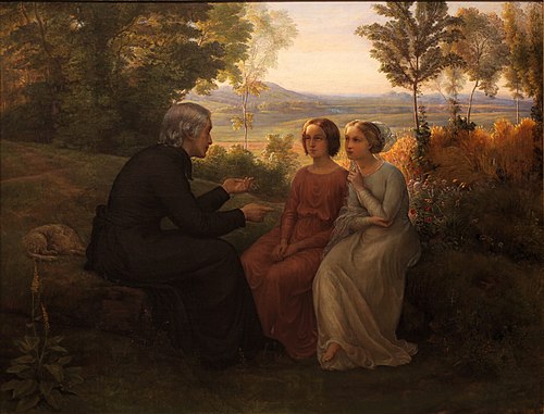 Poem of the Soul - The weed grain, 1854, Louis Janmot