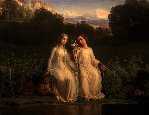 Poem of the Soul - Virginitas, 1854, Louis Janmot