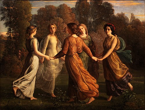 Poem of the Soul - Sunrays, 1854, Louis Janmot