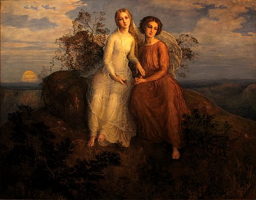 Poem of the Soul - One evening, 1854, Louis Janmot