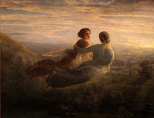 Poem of the Soul - The flight of the soul, 1854, Louis Janmot