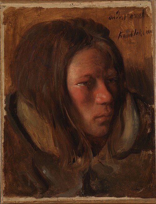 Portrait of a Youth, Kautokeino, 1839, François-Auguste Biard