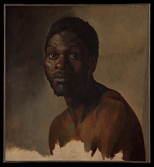 Bust-Length Study of a Man, 1848, François-Auguste Biard