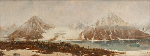Fra Magdalena-bukta, Svalbard, 1839, François-Auguste Biard