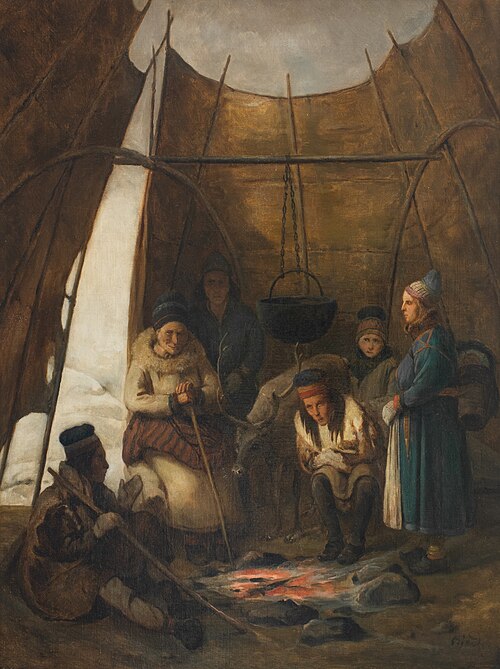 Sami Camp, 1840, François-Auguste Biard