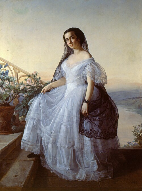 Portrait de femme, 1850, François-Auguste Biard