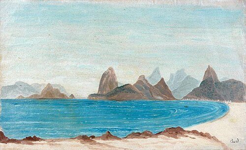 La Baie de Rio de Janeiro, 1850, François-Auguste Biard