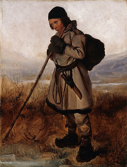 Un Lapon, 1850, François-Auguste Biard