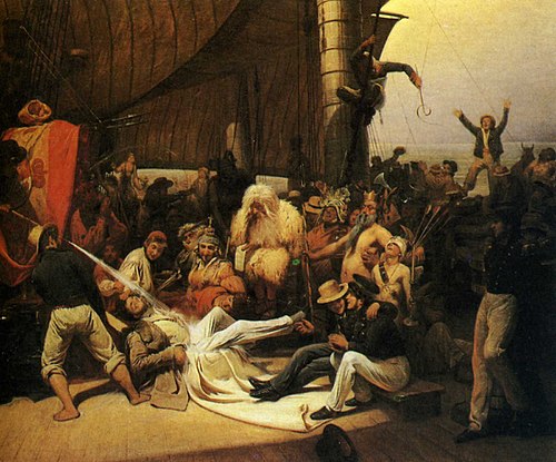 Le Passage de la Ligne, 1850, François-Auguste Biard
