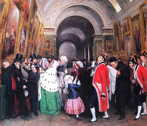 Quatre heures, au salon, 1847, François-Auguste Biard