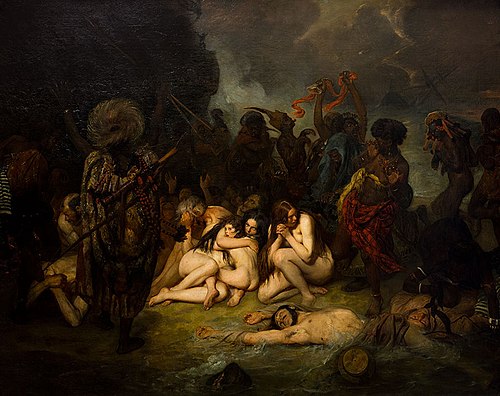 Naufragés, 1882, François-Auguste Biard