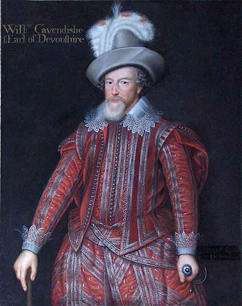 William Cavendish (1552–1626), 1st Earl of Devonshire, 1605, John de Critz