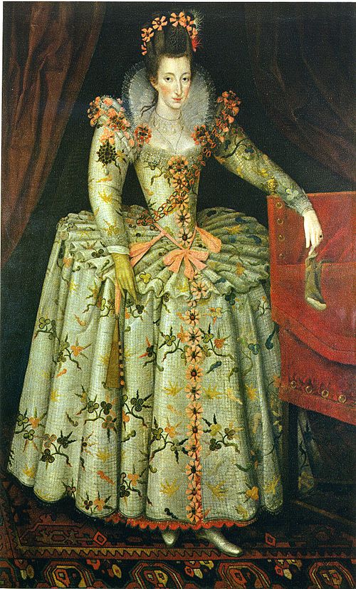 Portrait of Anne Vavasour, 1615, John de Critz
