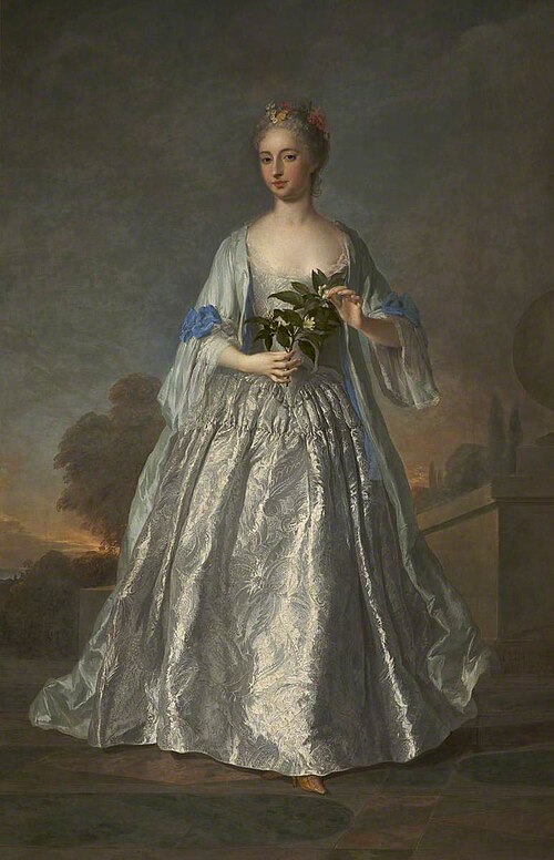 Portrait of a Lady Dressed in White, 1718, Alexis Simon Belle