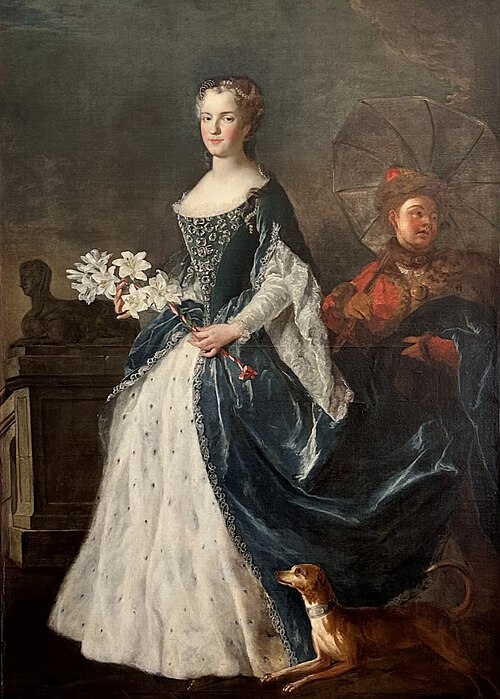 Marie Leszczynska, Queen of France, 1730, Alexis Simon Belle