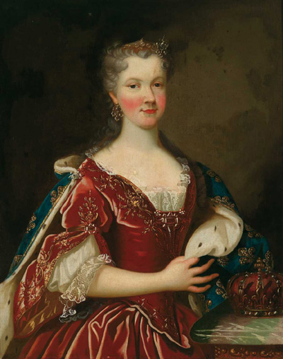 Marie Leszczyńska, Queen of France, 1725, Alexis Simon Belle