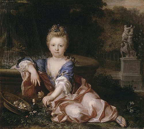 Marie-Anne-Victoire, infante d'Espagne (1718-1781), 1723, Alexis Simon Belle
