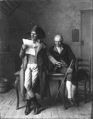 De voorlezer, 1862, Jean-Baptiste Madou