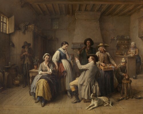 Courtesy, 1862, Jean-Baptiste Madou