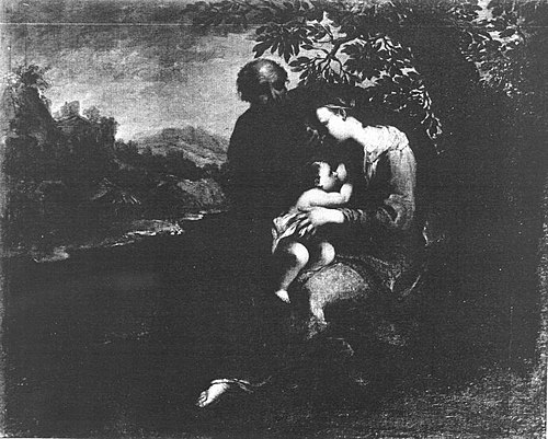 Rest on the Flight into Egypt, 1692, Gregorio Lazzarini
