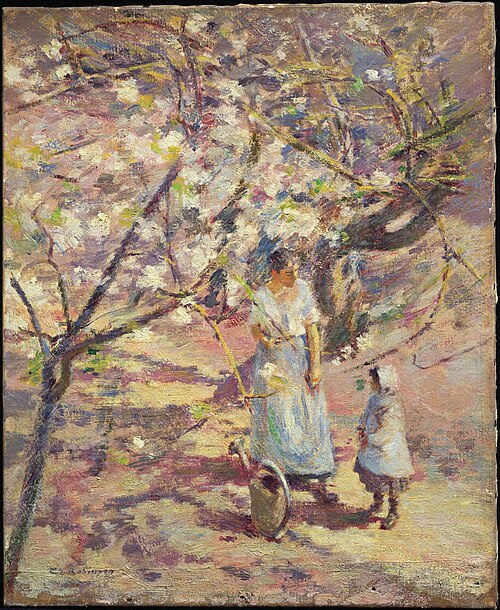 In the Orchard, , Theodore Robinson