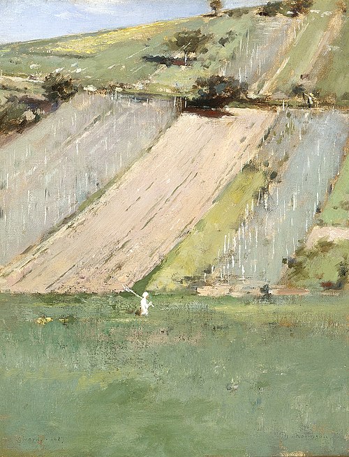 Vallée de la Seine, Giverny, 1887, Theodore Robinson