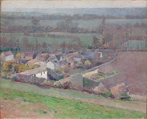 A Bird's-Eye View, 1889, Theodore Robinson