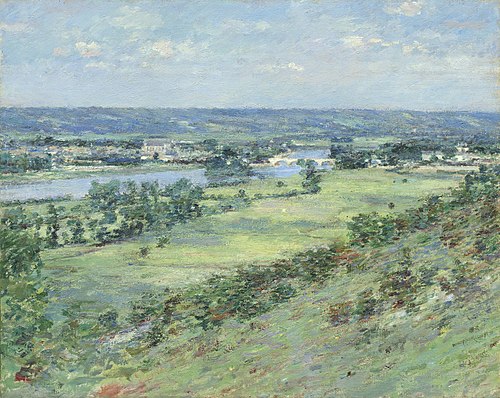 The Valley of the Seine, from the Hills of Giverny, 1892, Theodore Robinson